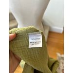 Princess Polly  Sage Green Gauze Cotton Long Sleeve Button Down Oversize Shirt Photo 1