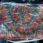 Multicolor Embellished Women's Bag Red Photo 8