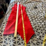 EXPRESS Red Asymmetrical Wrap Style Strappy Cutouts Mini Dress Size 2 Photo 13