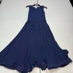Claudie Pierlot Tradi Pleated Gown blue midi Photo 4