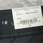 st. john's bay NWT Black capri pants size 12 mid-rise Photo 2