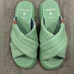 TOMS x Wildfang Slides Green Size 9 Photo 1