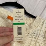 One A Winter White Crewneck Chunky Sweater Size L Photo 6