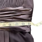 Democracy  Brown Evening
Cocktail Ruched Spaghetti
Strap Dress size 10 Photo 7
