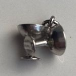 Vintage Anniversary Charm 925 Sterling Silver Marked Sterling Photo 0