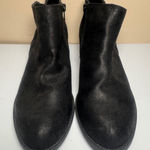 Carlos Womens Black Ankle Boots Booties Low Heel Casual Everyday Shoes Size 8 Photo 0