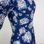 Love Shack Fancy NEW Min Maxi Dress, floral on blue, small Photo 13