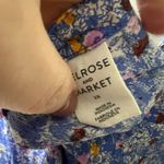 Melrose and Market 2XL Floral Print V-Neck Blouse Short Sleeve Multicolor Top Photo 6