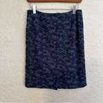 Lysse ‎ Evita Black Brocade Knit Pencil Skirt Size Medium Photo 3