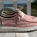 Hey Dude  Shoes Wendy Boho Pink  White Women’s Size 5/ Youth 4 Photo 0