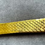 Vintage Belt Gold Stretchy Scale Mesh Size 31 Photo 4