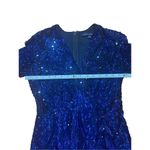 French Connection  Deniz Embellished Mini Dress in color Surf The Web sz 6 Photo 13