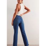 We The Free CRVY High Rise Corset Button Fly Kick Flare Jeans Sz 26 NWT Photo 1