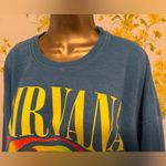 Nirvana Smile overdyed sweatshirt very oversized size L/XL Photo 7