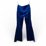 Zadig & Voltaire  Defile Prevy Velvet Pants in Blue Flared Bottoms Size 34 FR NWT Photo 2