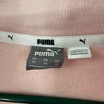 Puma Size XL Jacket Pink Cropped Long Sleeve Pullover Outerwear Casual Preppy Photo 3