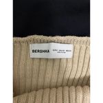 Bershka Lace-Up Back Crochet Knit Mini Dress in Tan (X-SMALL) Photo 7