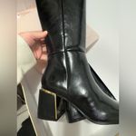 BCBGeneration  Women's Seena Black Leather Square Toe Tall Boots Size 7 New!!! Photo 9