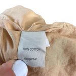 J.Jill Ginger 100% Cotton Boho Embroidered Lined Blazer Jacket Size 12 p Tan Tan Photo 15