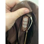 SKIMS Faux Leather Shorts Womens XS Cocoa Brown AP-BKS-1030 Biker High Rise New Photo 5