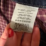 Cabela's  Women Flannel Lined Denim Blue Jeans. 14 Short Photo 4