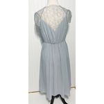 ASOS  Kate Lace Maxi Dress Gown Eyelash Lace V-Neck Short Sleeves Baby Blue‎ 6 Photo 3
