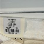 AGOLDE NWT  90s Mid Rise Loose Fit Distressed Denim Straight Jeans White Size 27 Photo 9