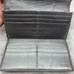 Coach  Silver Purple Signature Nylon Wallet Photo 6