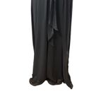 Social Bridesmaids Maxi Gown Dress Bow Accent Lined Sleeveless Black W 16 NWOT Photo 5