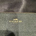 Coach Black Crossgrain Leather Wristlet Photo 3