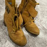 Timberland Kori Park Womens 9 Wheat Nubuck Suede Leather 6in Lace Up Heel Boot Photo 2