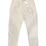 ZARA NWT!  100% Linen Pants Photo 0