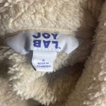 Joy Lab Womens Pullover Sherpa Sweatshirt Half Zip Drawstring Collar Beige L Tan Size L Photo 3