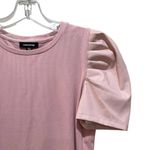 Mittoshop  rock on puff sleeve top blush pink size small Photo 6