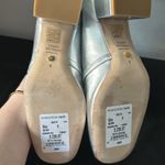 Stuart Weitzman silver buckle shoes size 9 Photo 3
