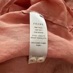 frame denim FRAME pink button front sleeveless top size XS Photo 7