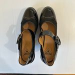 John Fluevog Miss July Scalloped Wedge Heel Pinup Shoes Black, 9 Photo 5