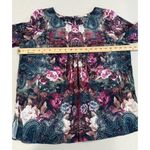 Soft Surroundings Tunic Top Women Medium Floral Travel Artsy Resortwear Vacation Photo 4