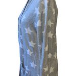 Gray & White Star Cardigan with Pockets size medium Photo 1