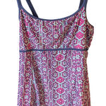 Mazu Swim Swimwear Dress‎ One Piece Pink Multicolor Size 24 W Adjustable Straps Blue Photo 0