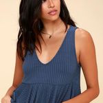 Lulus Ruffle V Neck Top Photo 0