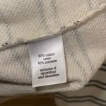 Maurice's Maurice’s Striped Henley Pullover cream black striped long sleeve top shirt S Photo 5