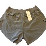 CRZ Yoga Women’s Mid Waisted Dolphin Athletic Shorts Lightweight High Split - XL Photo 0