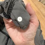 Lululemon  | Women's Gray Striped Ruched Athletic Pocket Tank Top Photo 5