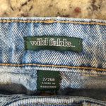 Wild Fable  Light Blue High Rise Distressed Baggy Jeans Photo 3