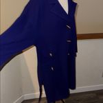 Rare vintage David Hayes Blue purple wool
Coat with red lining Size XL Photo 4