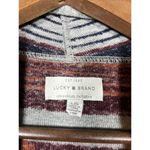 Lucky Brand Open Front Cardigan Sweater Sz L Southwest Aztec Mid Length Casual Photo 1
