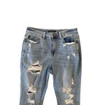 Judy Blue  Distressed Cotton Blend  Light Wash Ankle Jeans Size 14W Photo 4
