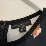 VICTORIA BECKHAM FOR TARGET English Floral Satin Dress Black Green Mini ALTERED Size M Photo 3