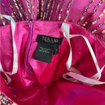 Terani Couture Strapless Sweatheart Colorful Sequined Formal Dress ~ Size 2 🧡🍄 Photo 6